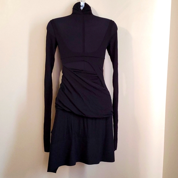 Stunning Layered Bodysuit Stretch Mini Dress, Flounce Skirt NWOT. 🔥 HOT - Picture 10 of 16